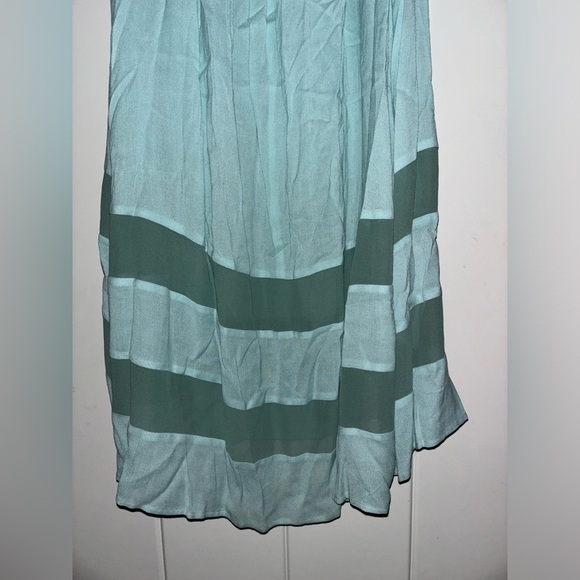 Napean Sea RD Plunging Women S Semi Sheer Feminine Maxi Dress Cocktail Party - Picture 4 of 5